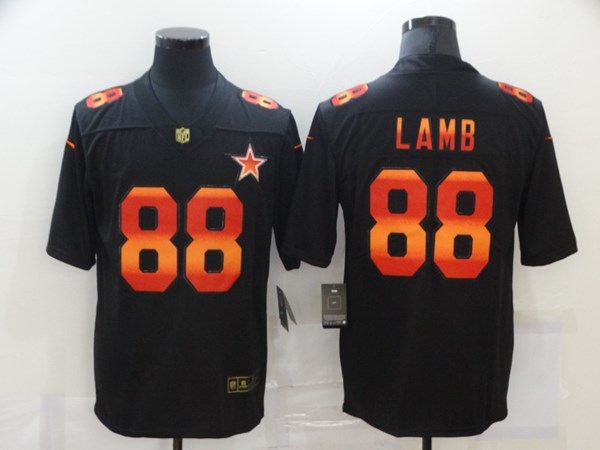Men's Dallas Cowboys #88 CeeDee Lamb Black NFL 2020 Fashion Limited Stitched Jersey